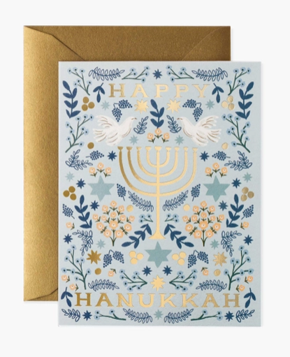 Hanukkah Menorah Card