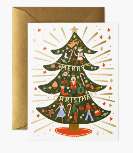 Nutcracker Tree Card