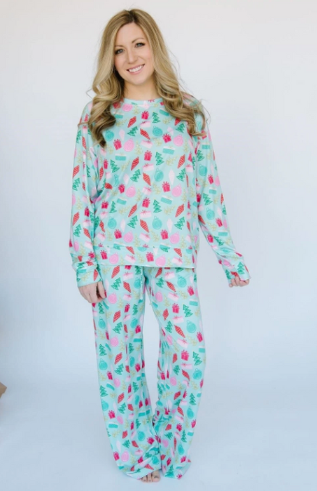 Annie Bauble Beauty Long PJ Set