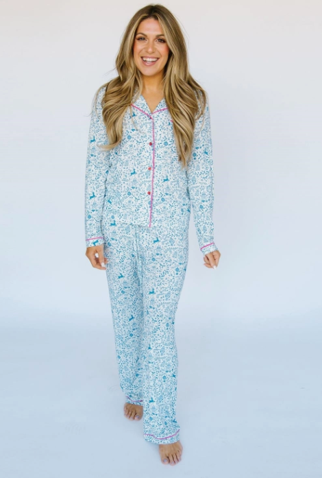 Charlotte Over the River Long PJ Set