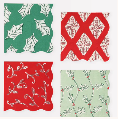 Block Print Small Napkins