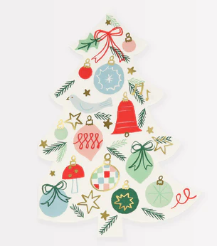 Festive Pattern Tree Napkins