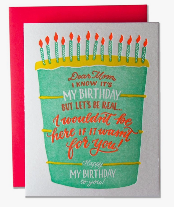Mom My Birthday Card