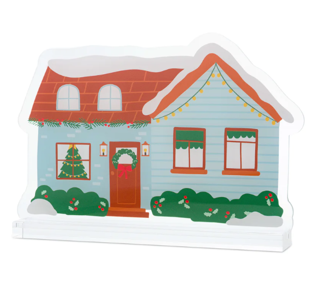 Acrylic Christmas Village | Little Blue House