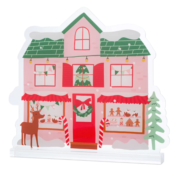 Acrylic Christmas Village | Christmas Bakeshop