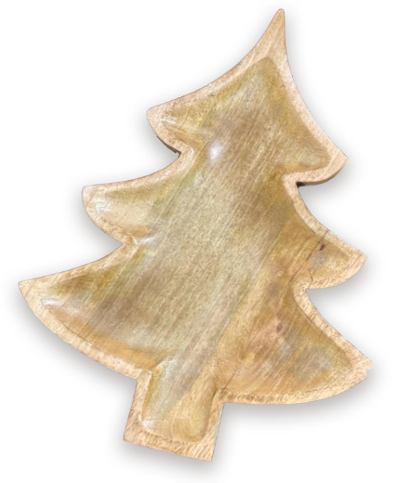 Large Wood Tree Natural Bowl