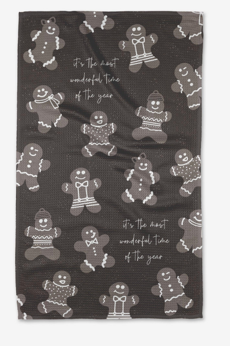 Geometry Tea Towel | Merry Gingerbread