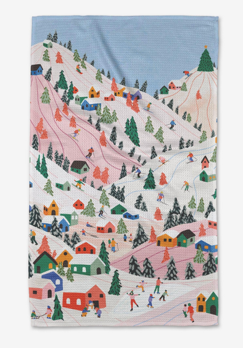 Geometry Tea Towel | Winter Holiday