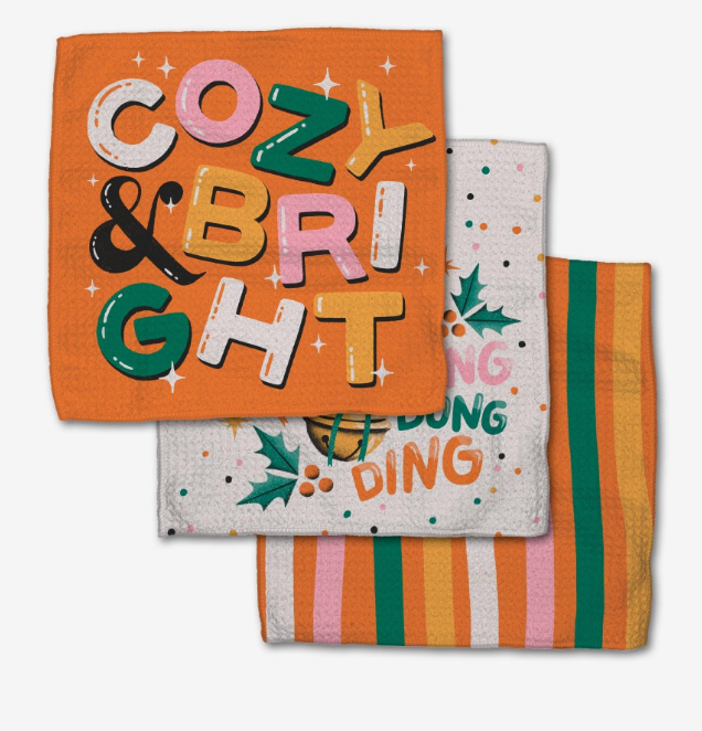 Geometry Dishcloth Set | Ring-A-Ling