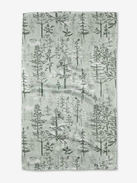 Geometry Tea Towel | Boreal Forest