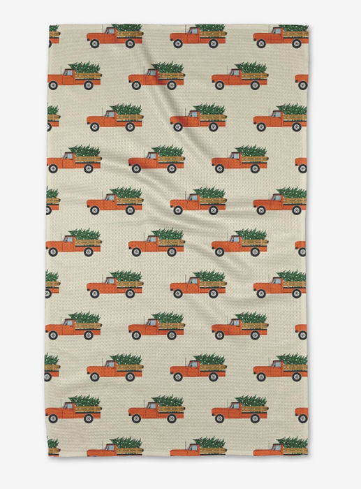 Geometry Tea Towel | Christmas Ride