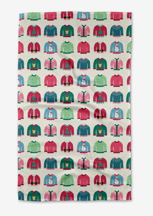 Geometry Tea Towel | Christmas Sweaters