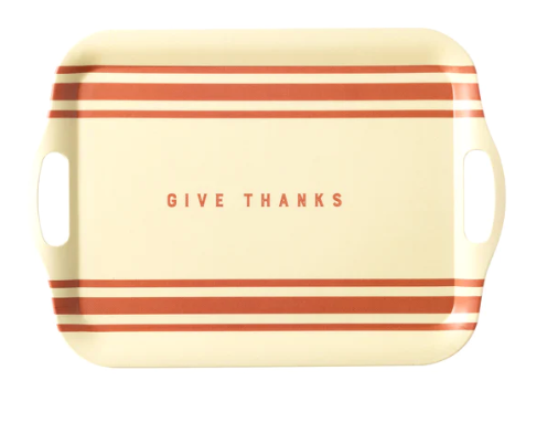 Give Thanks Bamboo Tray