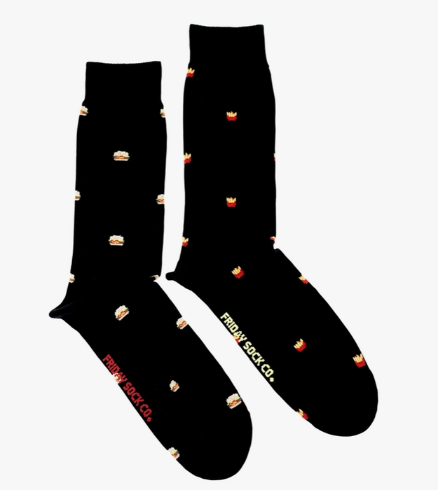 Bruger/Fries Mismatched Men's Socks