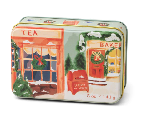 Sweet Orange & Fir Christmas Tin Candle