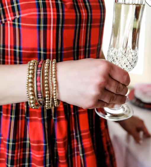 Makenzie Hinge Tartan Bracelet
