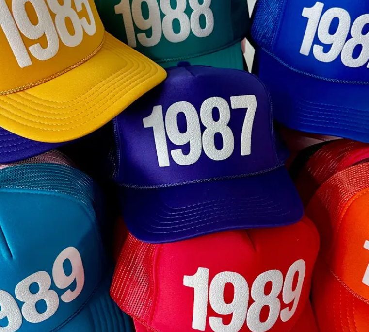 1974 Birth Year Trucker Hat | Black