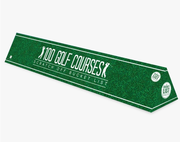 Bucket List Scratch Poster | Golf Edition