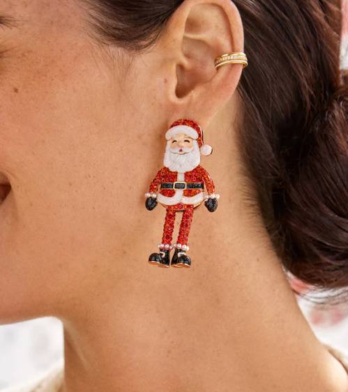 Santa Coming to Town Earrings