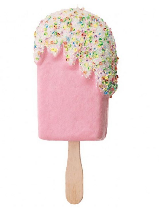 7" Velvet Dreamsicle Ornament