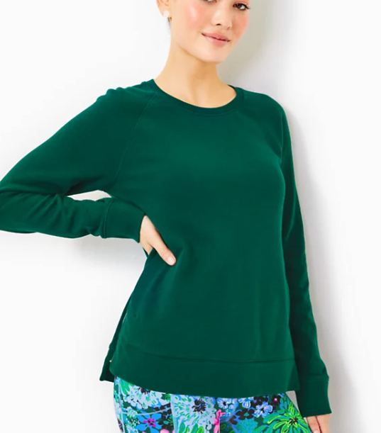 Beach Comber Pullover | Evergreen
