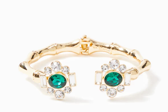 So Fancy Hinged Bracelet | Evergreen