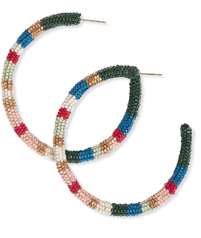 Raquel Hoop Earring | Mod Preppy (CBER1110MP)