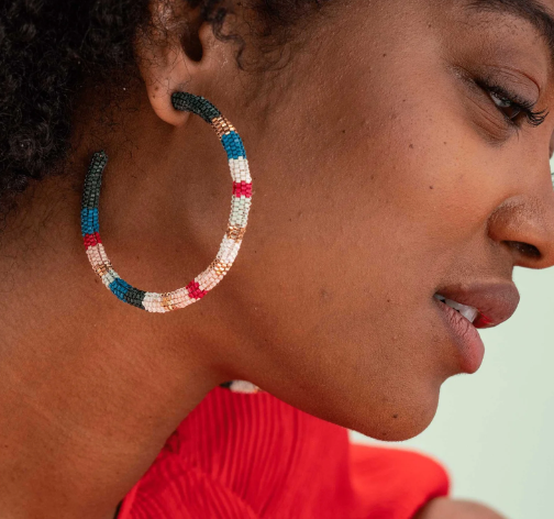 Raquel Hoop Earring | Mod Preppy (CBER1110MP)