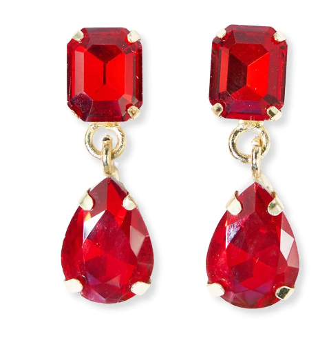 Allyssa Earrings | Red