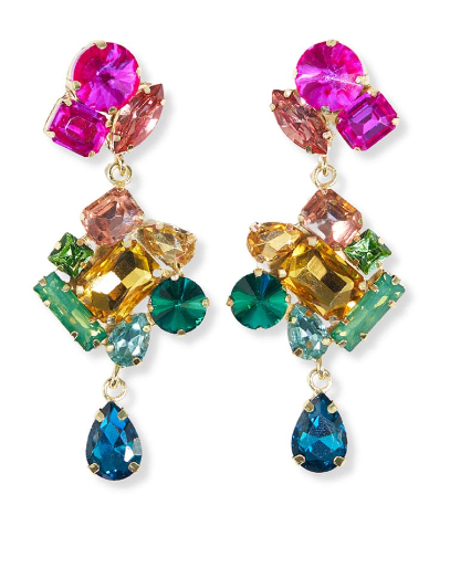 Vivianne Rainbow Drop Earrings | Multi