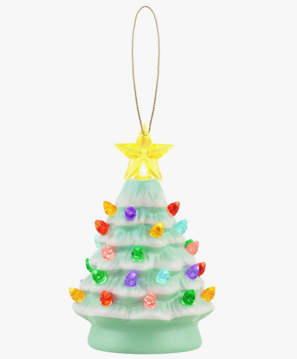 5" Seafoam Nostalgic Light Up Tree