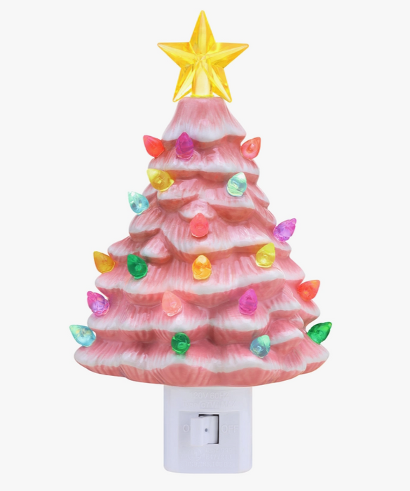 Pink Tree Night Light