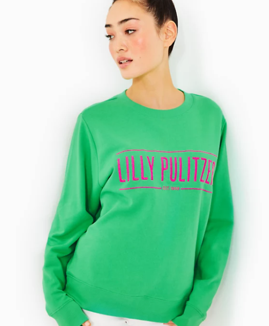 Ballad Sweatshirt | Spearmint Lilly Graphic