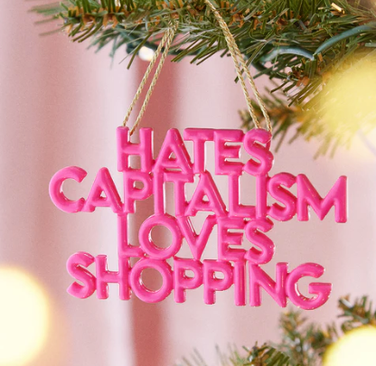 Loves Shopping Ornament