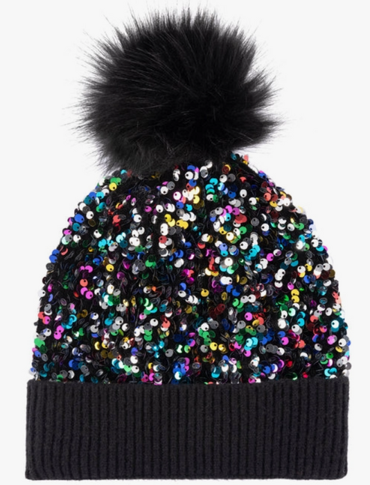 Fiesta Sequin Hat | Black