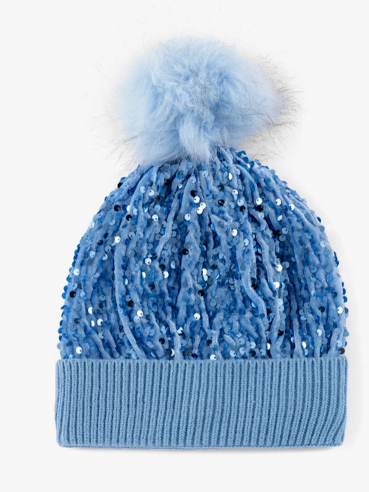 Fiesta Sequin Hat | Blue