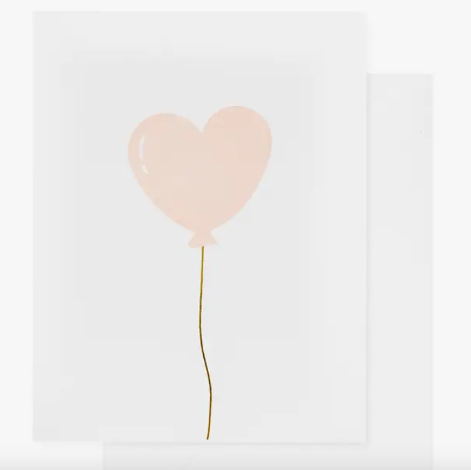 Heart Balloon Card