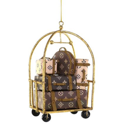 Luxury Hotel Luggage Ornament