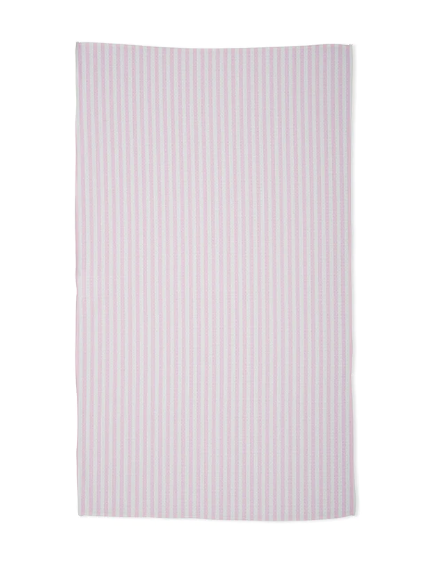Geometry Tea Towel | Summer Stripe Pink