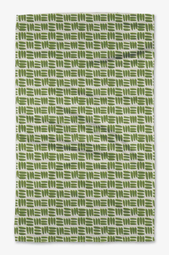 Geometry Tea Towel | Grass Hatch