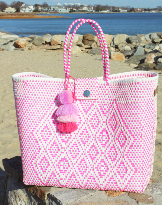 Weekender Tote | Neon Pink Cocoles