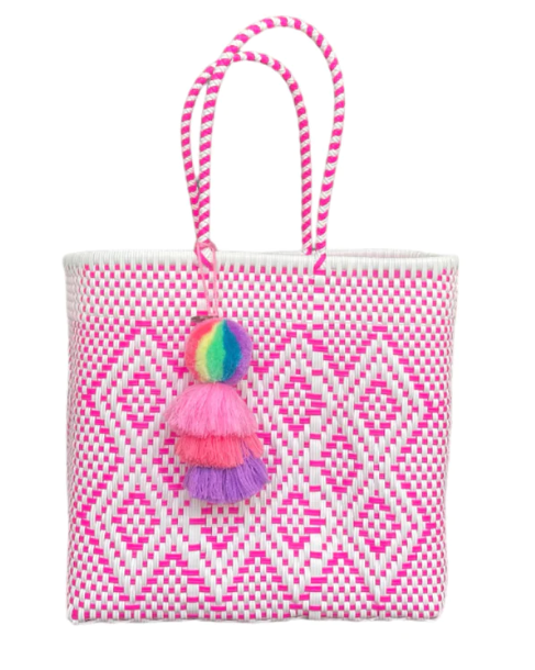Medium Tote | Neon Pink Cocoles