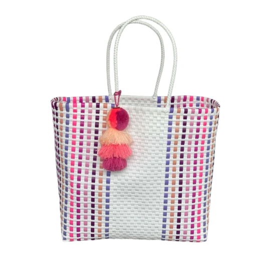 Large Tote | Preppy Bubble Gum