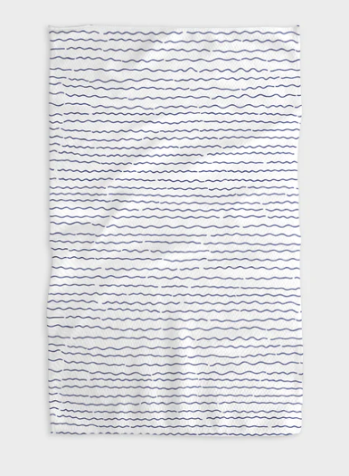 Geometry Tea Towel | Simple Waves