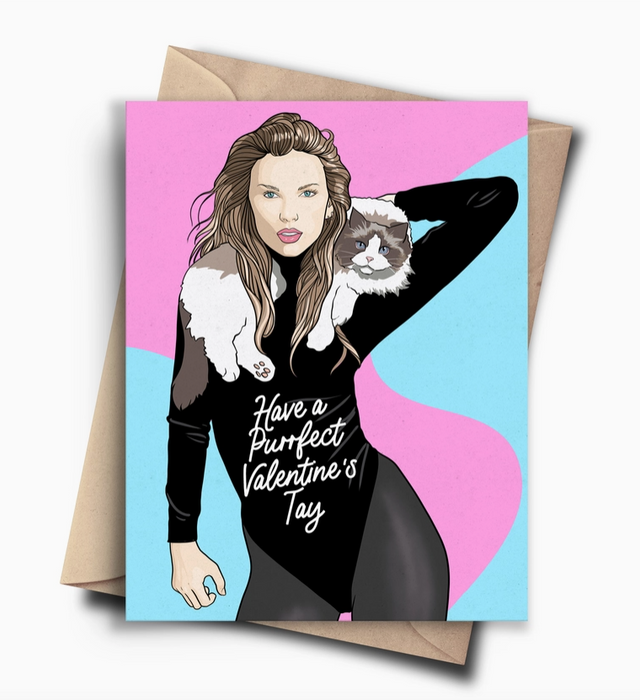 T Swift Purfect Valentine Card