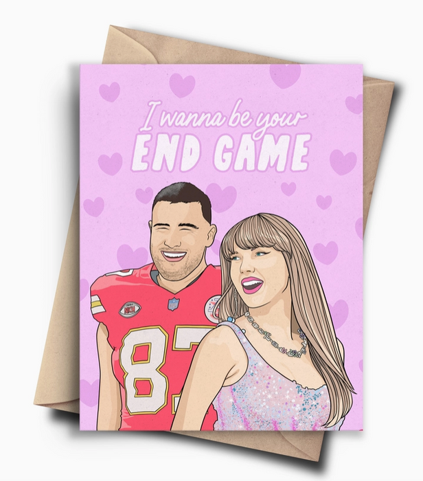 T Swift Travis Kelce Valentine Card