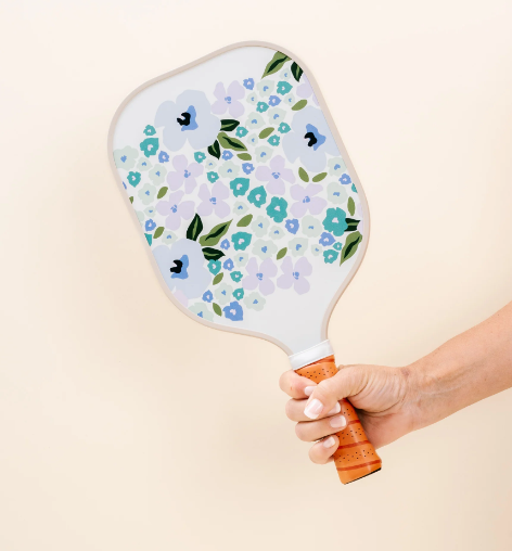 Pickleball Paddle | Periwinkle Lively Floral