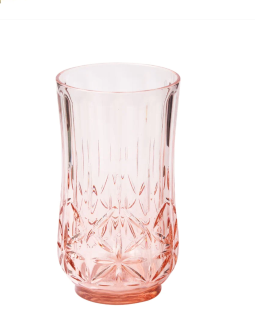 Tall Traditional Acrylic Tumbler | Blush