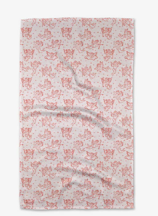 Geometry Tea Towel | Cupid's My Valentine