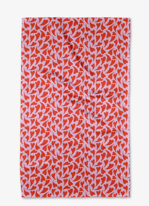 Geometry Tea Towel | Swooning Hearts